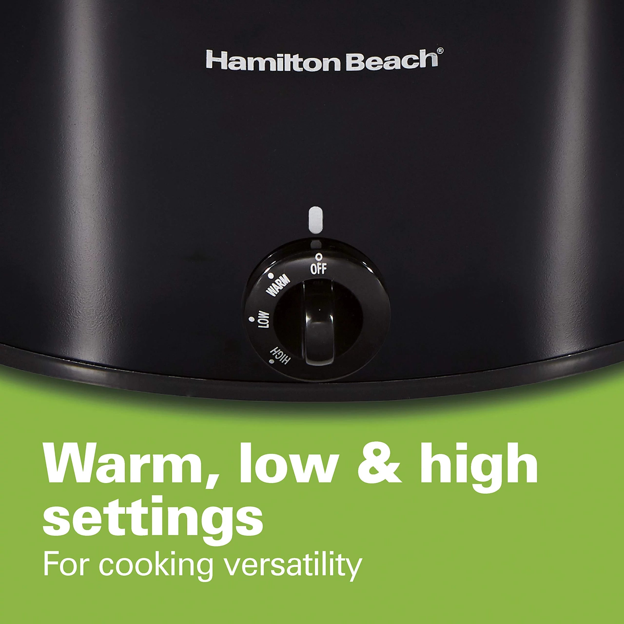 Slow Cooker, Extra Large 10 Quart, Portable with Lid Lock, Dishwasher Safe E323