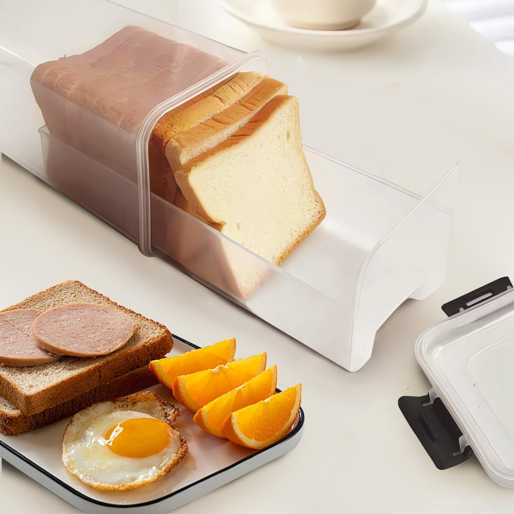 Bread Storage Container with Drawer Tray, Airtight Lid J2339