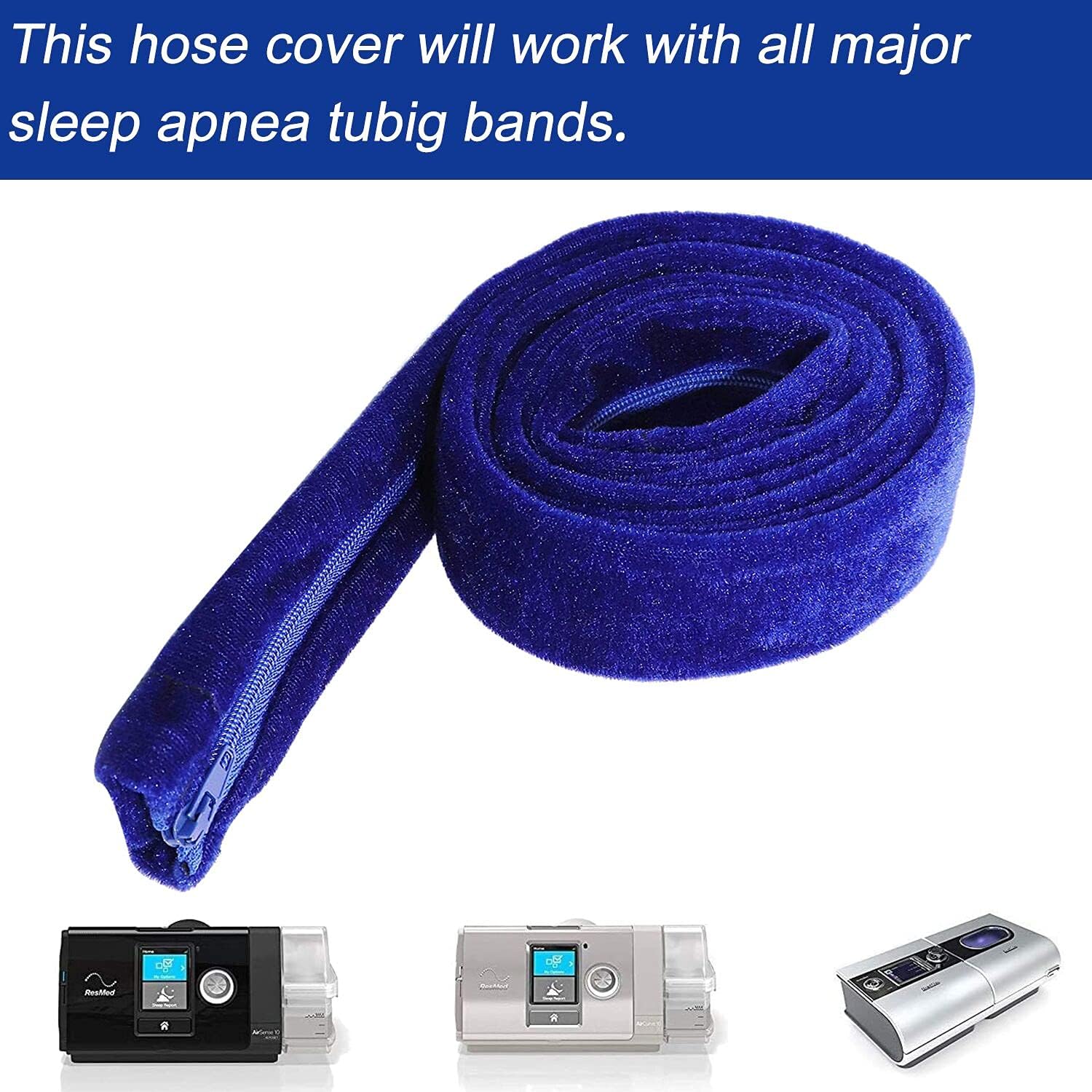 CPAP Hose Cover with Zipper, Reusable Fleece Tubing Insulator K35487