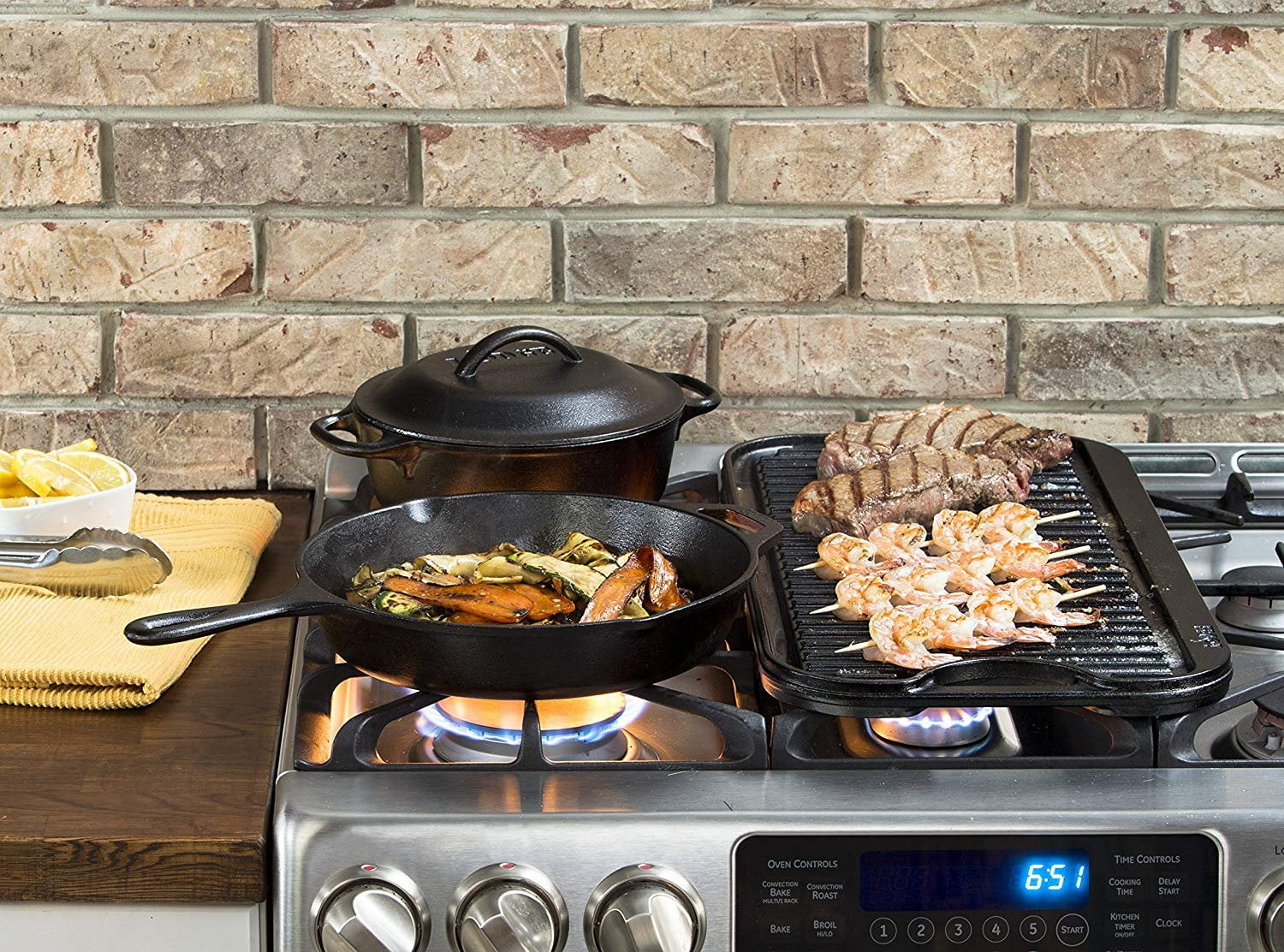 Cast Iron Grill Pan, 10.25-inch C2050