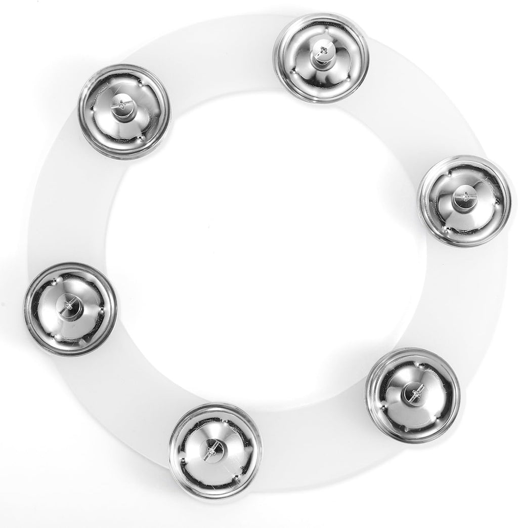 Silicone Hi-hat Tambourine with Stainless Steel Jingles A7822