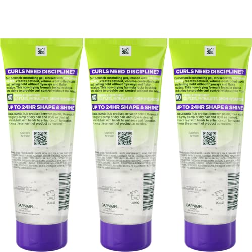 Curl Scrunch Controlling Gel for Shape & Shine, 6.8 Fl Oz, 3 Count Y66139