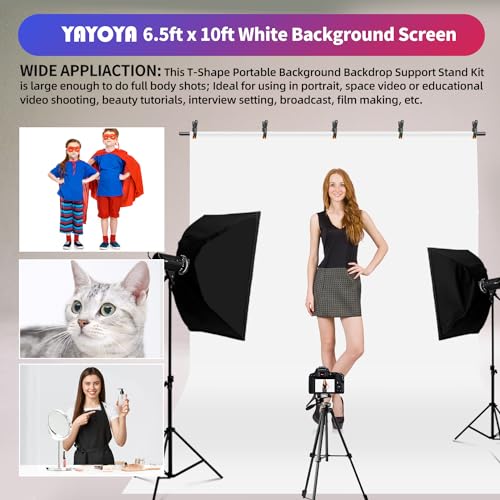 Portable Green Screen Backdrop Kit with Stand and Carrying Case V40474
