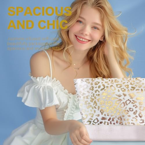 Spa Gift Baskets for Women - 15pcs Relaxing Spa Kit with Bath Bombs, Hand Cream and Tote Bag Y30085