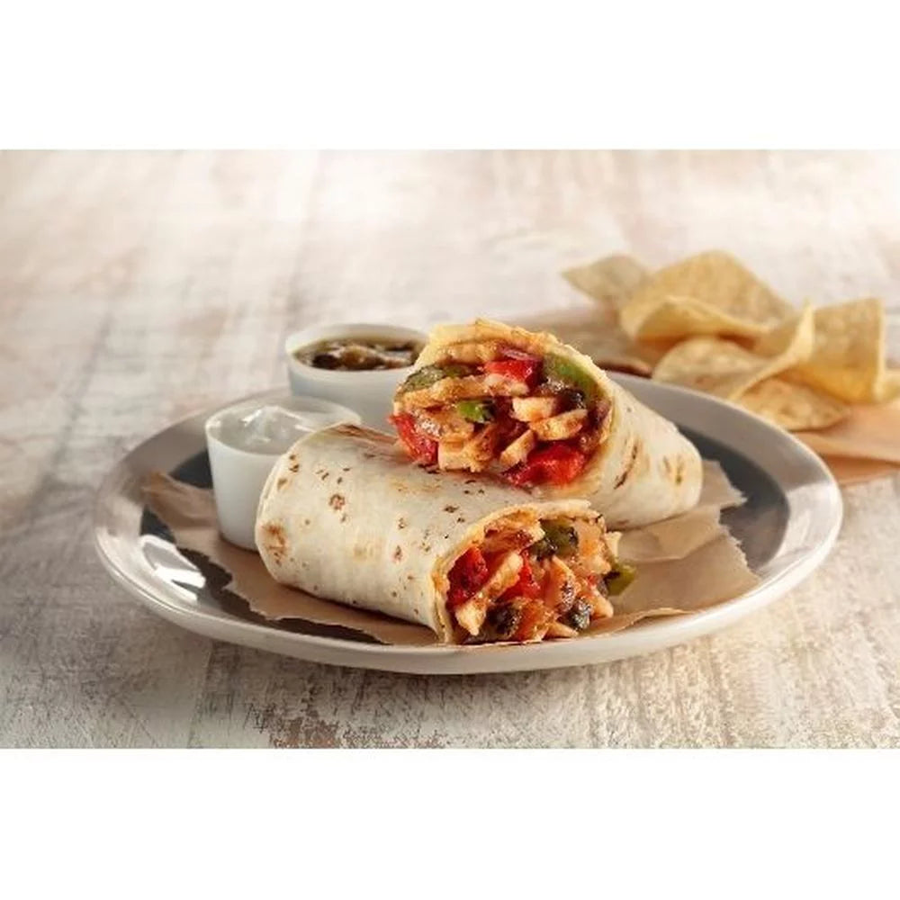 Chicken Fajita Burrito, 8 oz, 12-Pack X98346