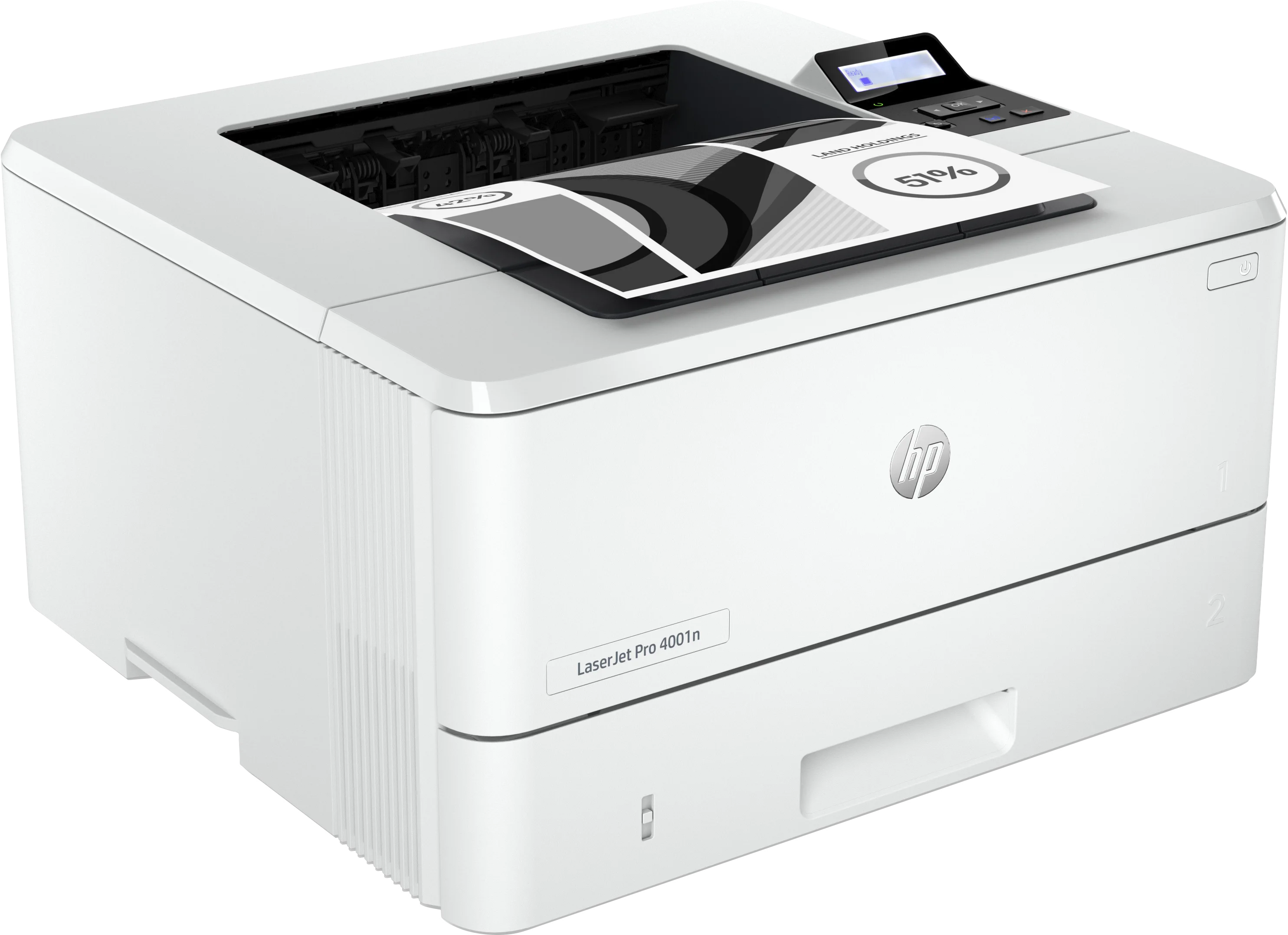 Monochrome Laser Printer with Ethernet and USB Connectivity H445428