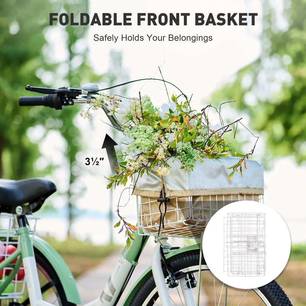 Adult Tricycle 26 Inch 7-Speed with Front and Rear Basket E2205