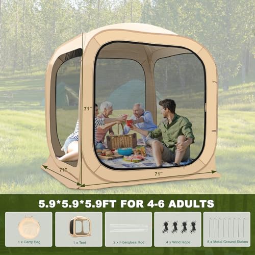 Sports Tent, Pop-Up Screen House for Outdoor Events N25065