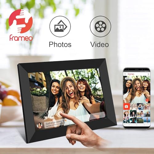 10.1 Inch WiFi Digital Picture Frame with Touch Screen, 32GB Memory, Black C40615