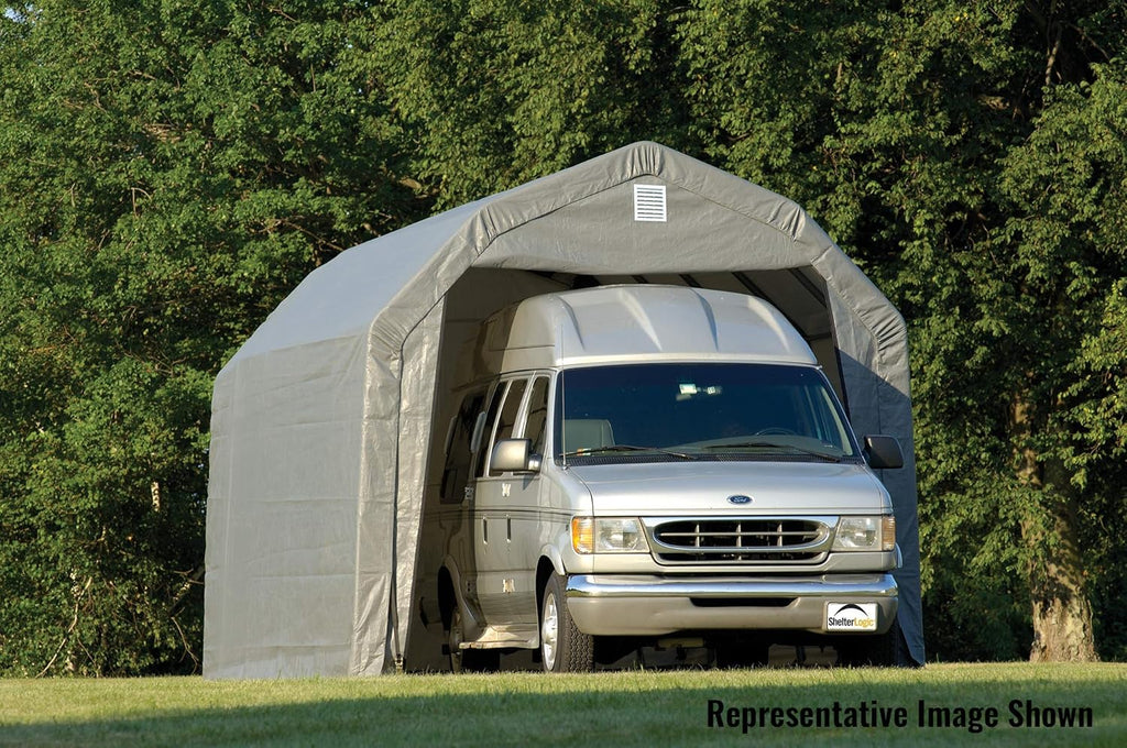 Barn Shelter 12x24x11 Grey X2342