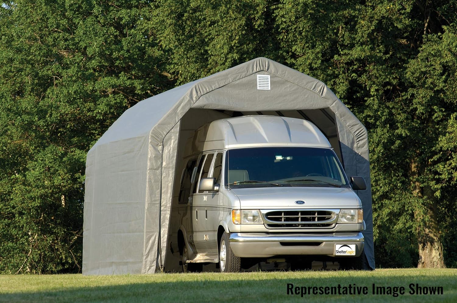 Barn Shelter 12x24x11 Grey X2342