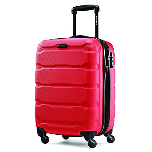 Samsonite Omni PC Hardside Expandable Luggage with Spinner Wheels, Army Green, Carry-On 20-Inch