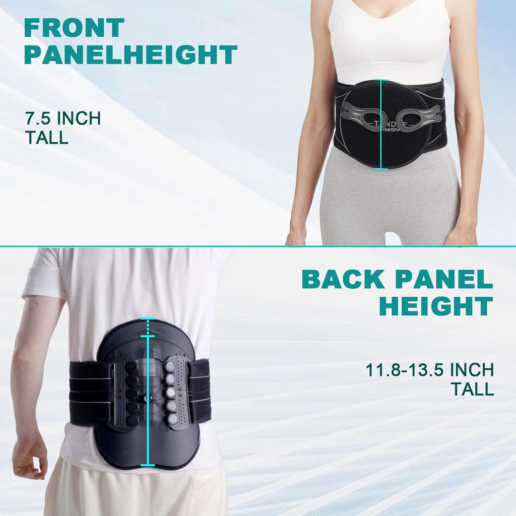 Spine Decompression Support Back Brace for Women & Men with Adjustable Pulley System O4013