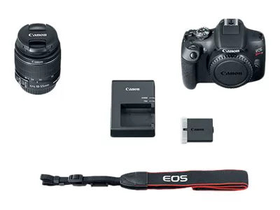 Digital SLR camera 24.1 MP with 18-55mm lens, black A75688