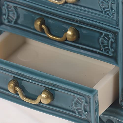 Wood Dresser Miniature Cabinet Dollhouse Vintage Furniture Chest of Drawer Model V505