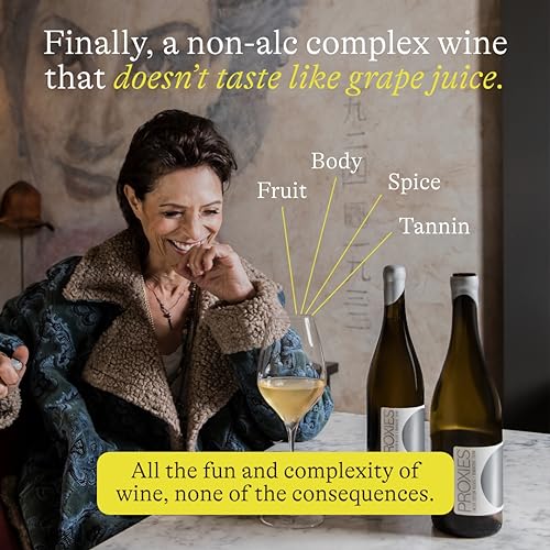 Non-Alcoholic Red Wine Alternative 750mL, Low Sugar, Vegan E261844
