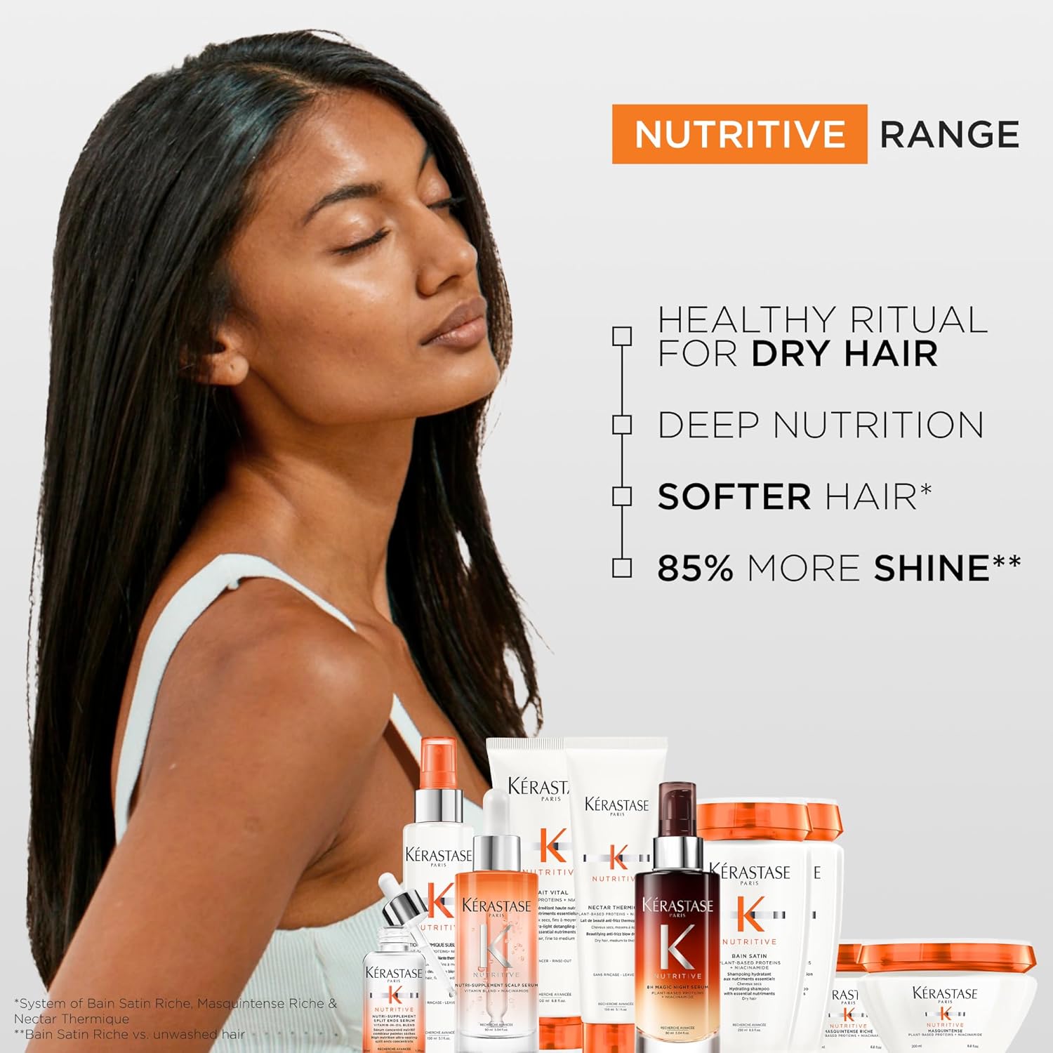 Overnight Hydrating Hair Serum for Dry Hair, 3.04 Fl Oz H551