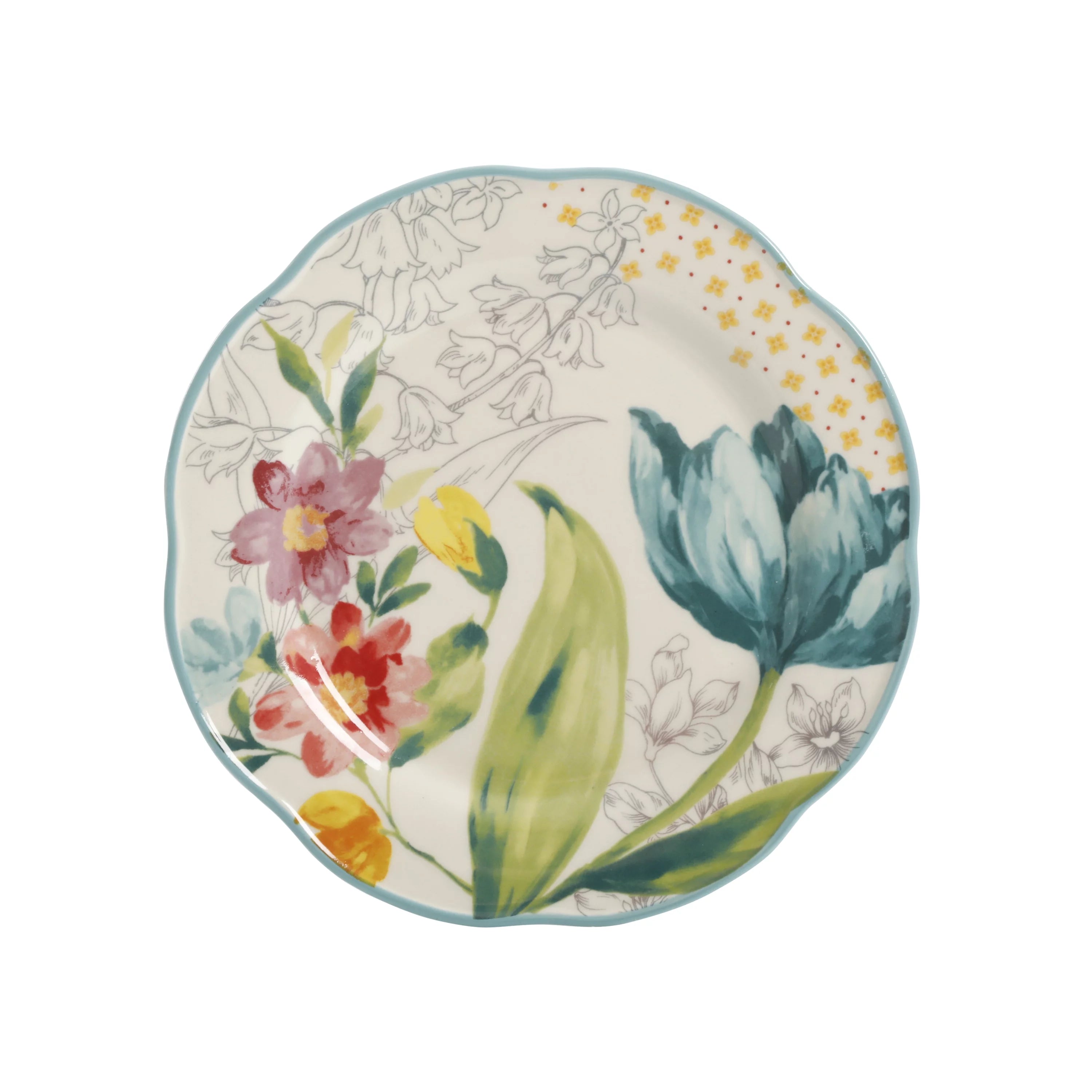 White Ceramic 12-Piece Dinnerware Set X59482