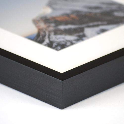 Satin Black Metal Frame 22 x 42.5 inches O627