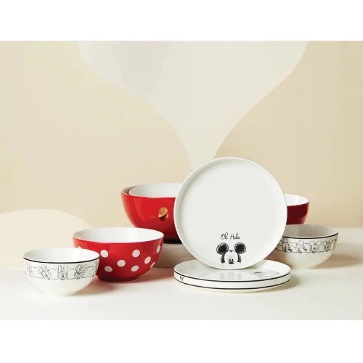 Disney Luna 8-Piece Dinnerware Nesting Set B954