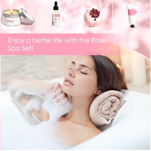 Lavender Spa Gift Set for Women, 11 Pieces Bath Basket Y741