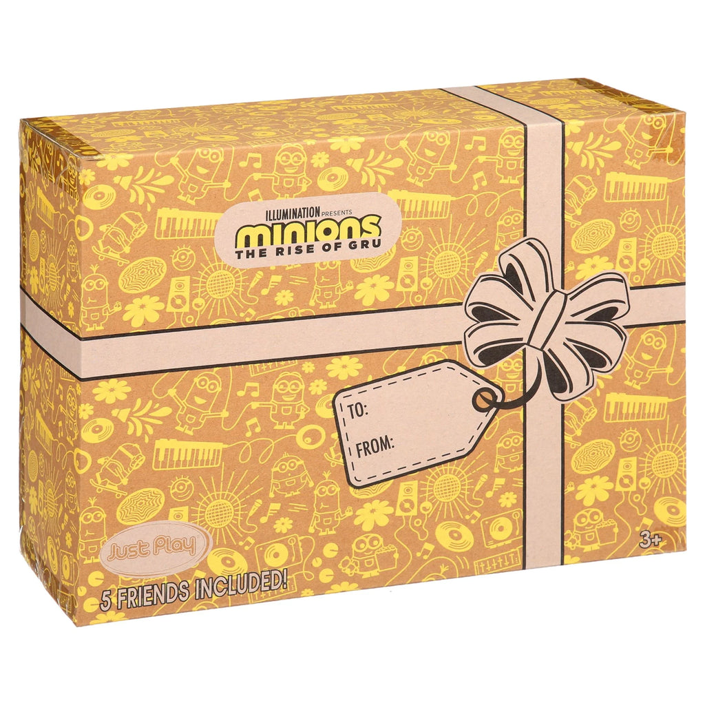Minions and Gru Small Plush 5-Piece Collector Set, Kids Toys for Ages 3 Up C491089