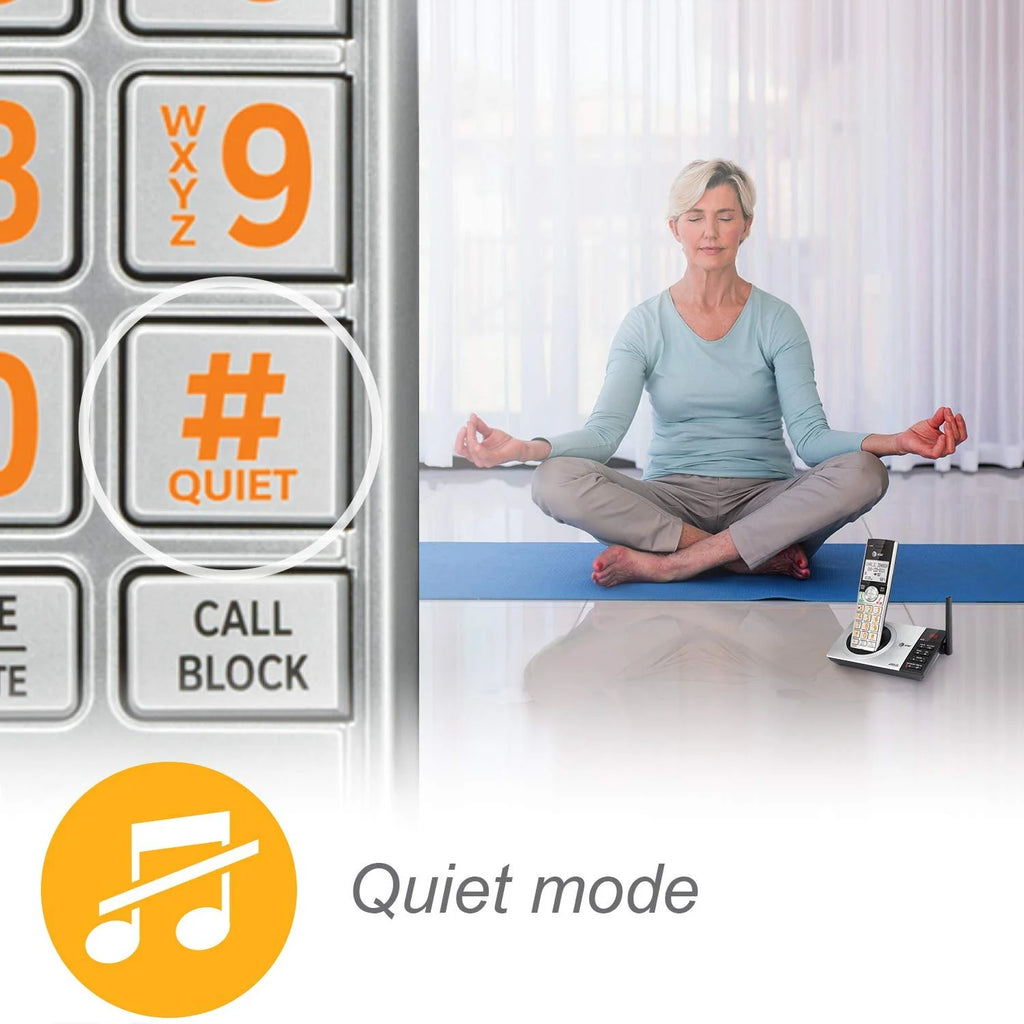 DECT 6.0 Expandable Answering System with 4 Handsets L490727