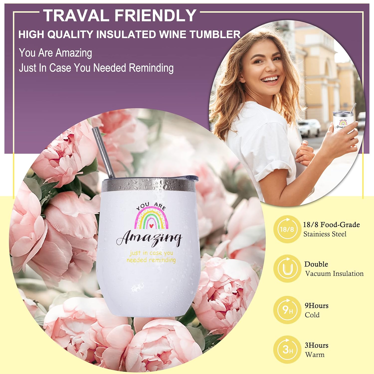 Relaxing Spa Gift Basket with Warm Vanilla Bath and Body Set A612864
