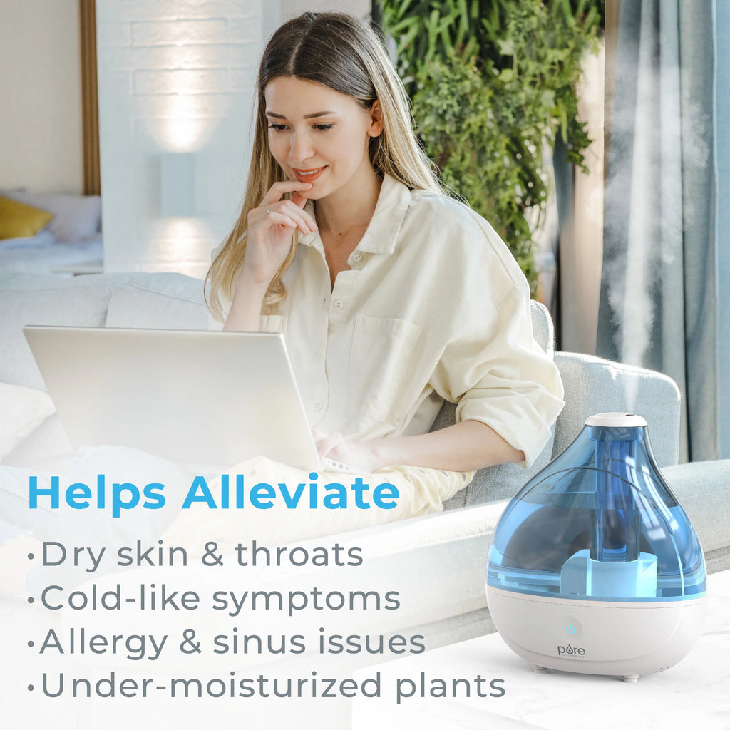 Ultrasonic Cool Mist Humidifier with 360° Rotation Nozzle B93137