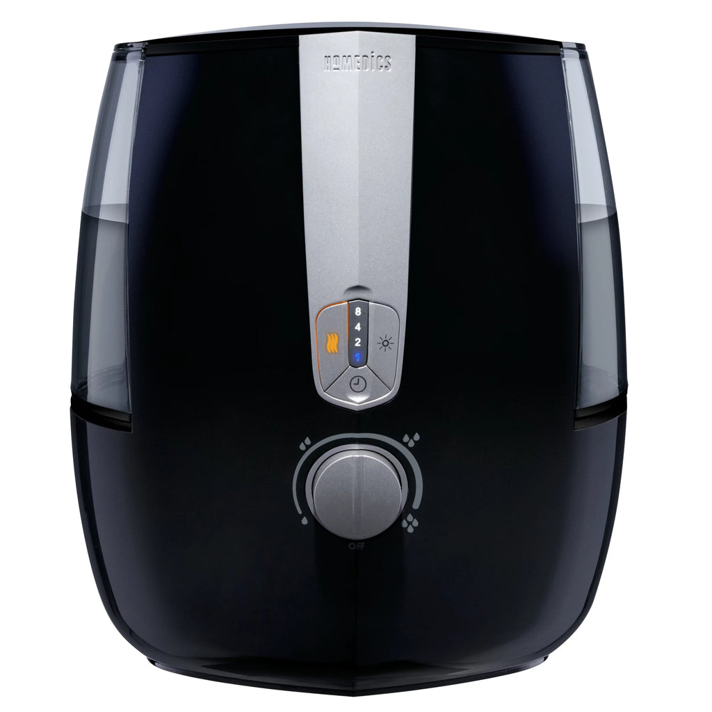 Homedics TotalComfort Plus Ultrasonic Air Humidifier, 5.3L Water Tank with Warm and Cool Mist for Home, Office, Nursery, Dorm, Night-Light with Auto Shutoff