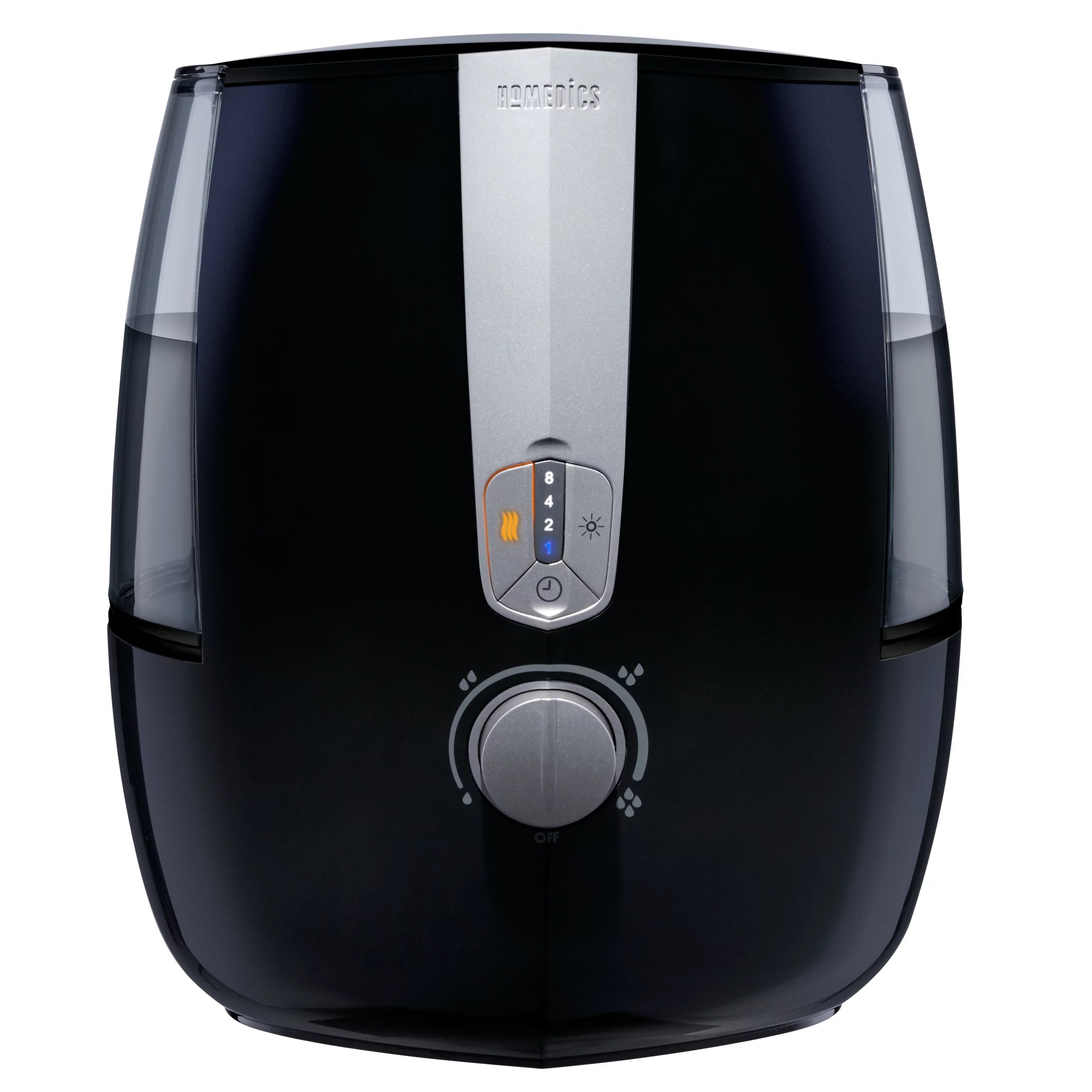 Homedics TotalComfort Plus Ultrasonic Air Humidifier, 5.3L Water Tank with Warm and Cool Mist for Home, Office, Nursery, Dorm, Night-Light with Auto Shutoff