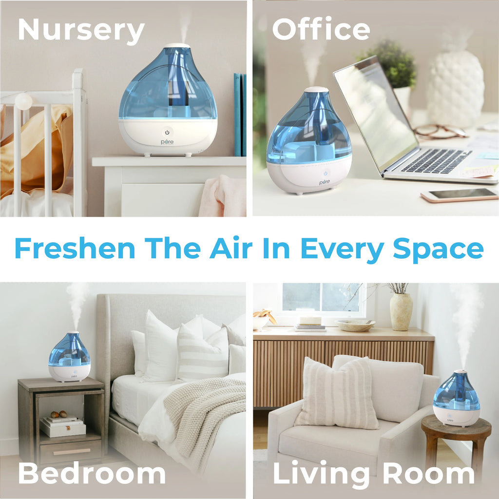 Ultrasonic Cool Mist Humidifier with 360° Rotation Nozzle B93137