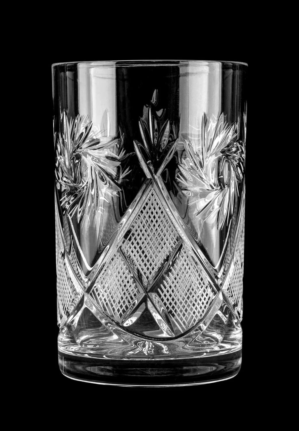 Vintage Russian Crystal Tea Glasses H740