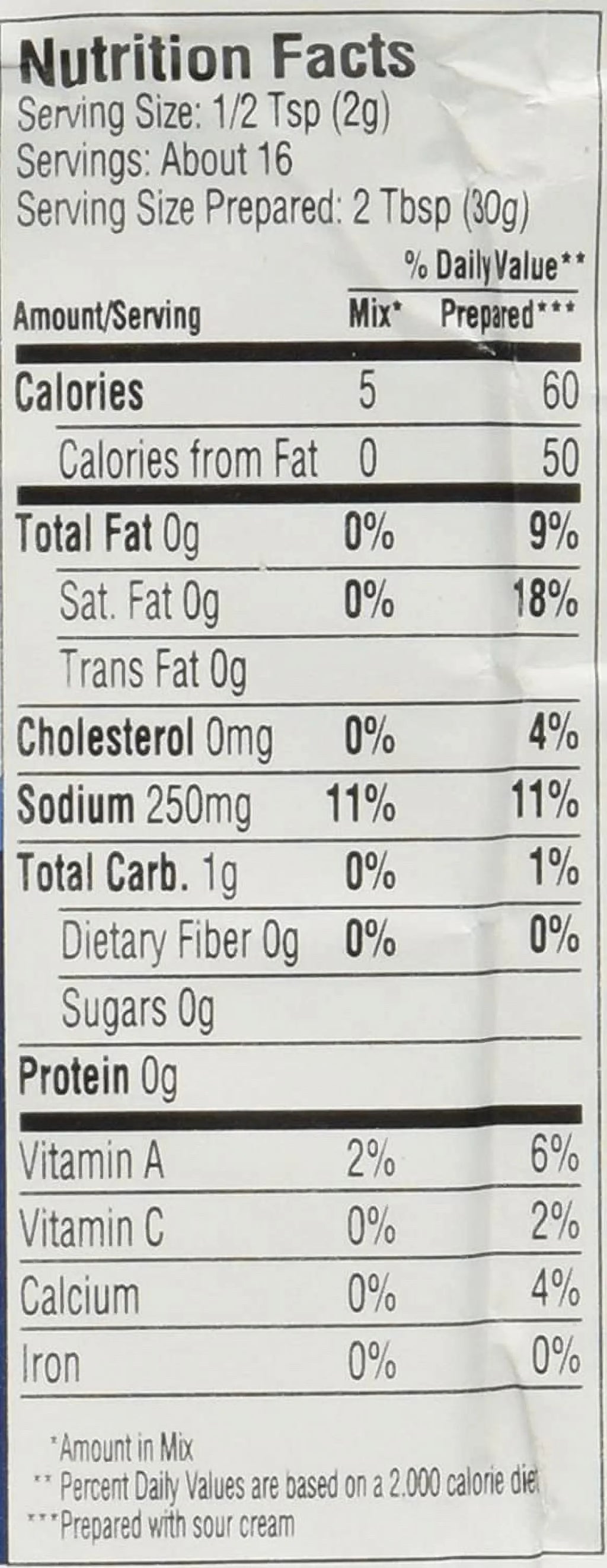 Fiesta Ranch Dips Mix, 1.1 Ounce (Pack of 6) I462