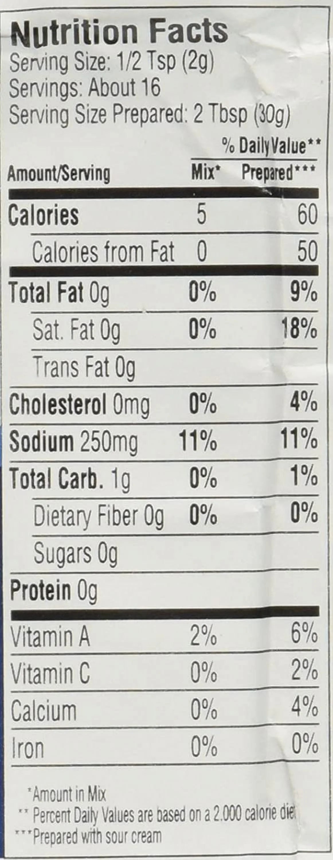 Fiesta Ranch Dips Mix, 1.1 Ounce (Pack of 6) I462