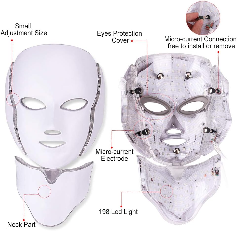 7 Colors Face and Neck Micro-Current Beauty Device T188