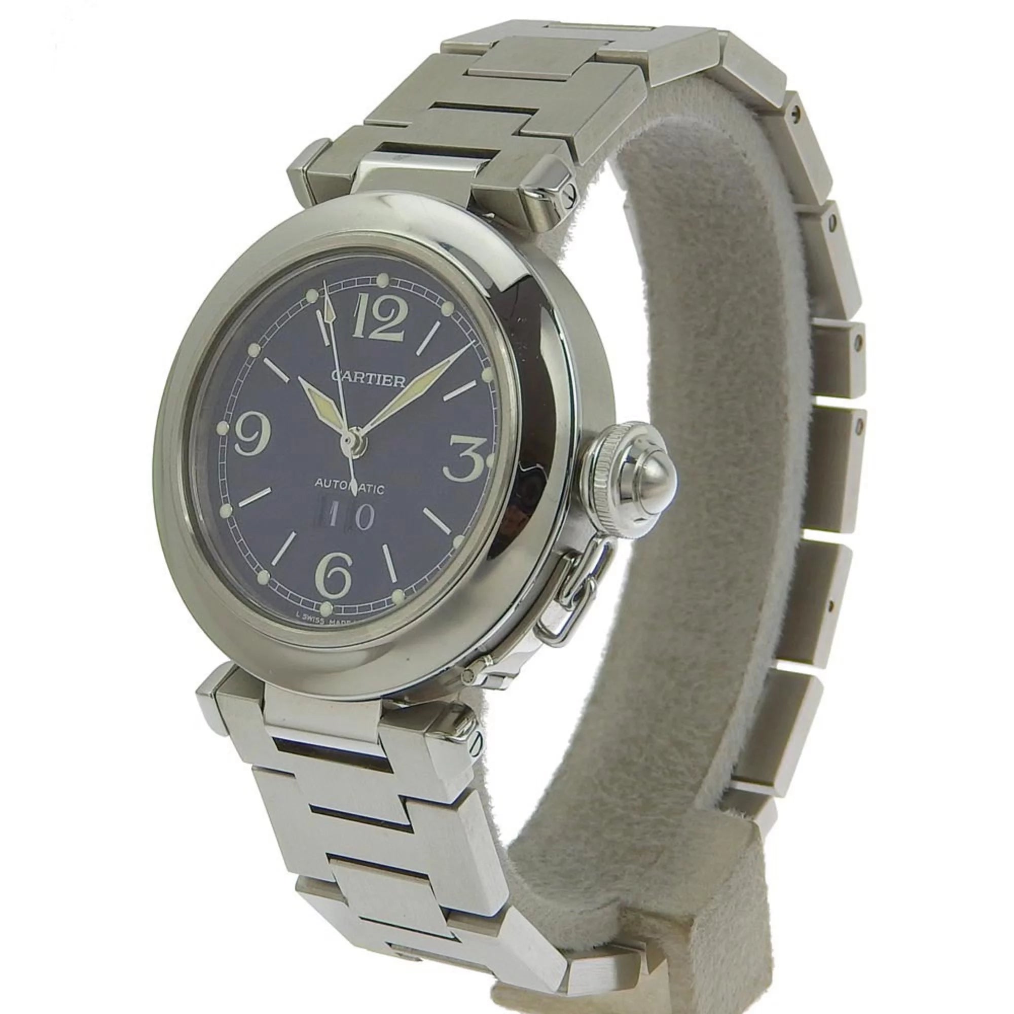 Men's Automatic Stainless Steel Watch with Navy Dial C397544