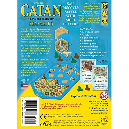 Seafarers Board Game Expansion for 2 Players J85324