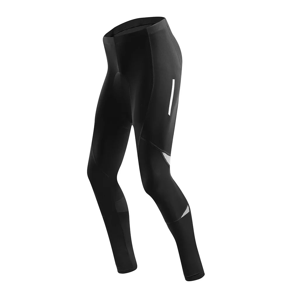Men's Reflective Bike Pants with Gel Padding for Cycling D2711