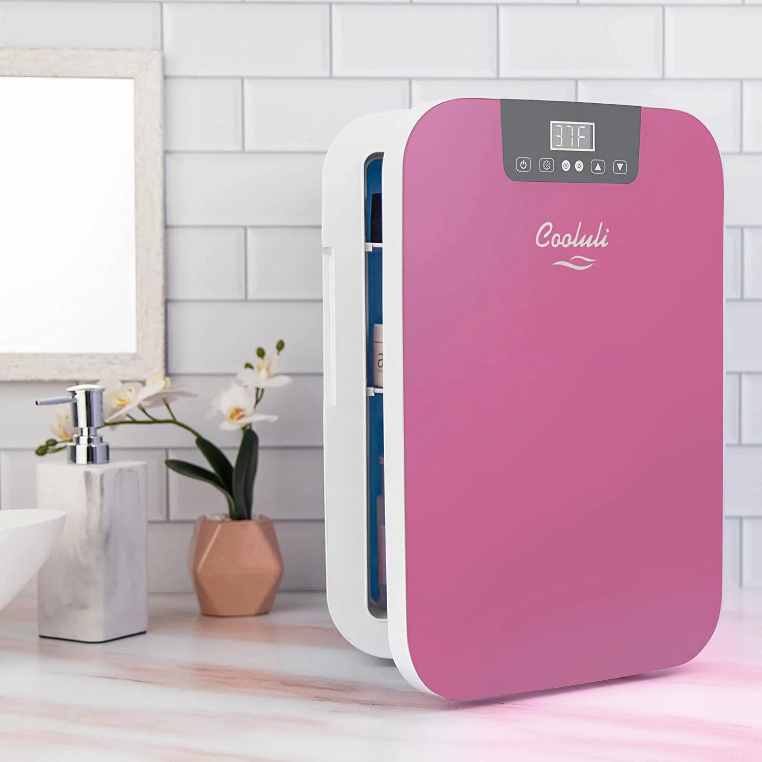 Mini Fridge 20L with Glass Front and Digital Temperature Control M260808