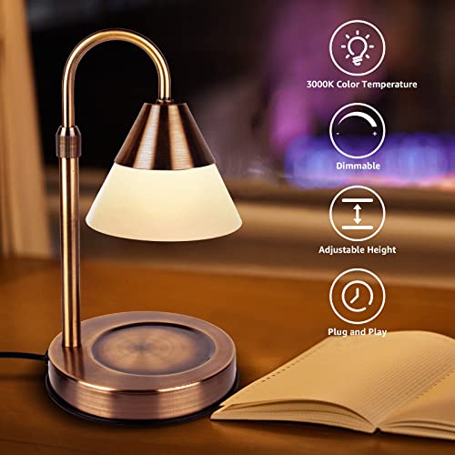 Candle Warmer Lamp with Timer and Dimmer, Electric Candle Melter for Jar Candles R3659