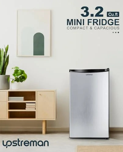 Mini Fridge with Freezer, Single Door, Adjustable Thermostat P82244