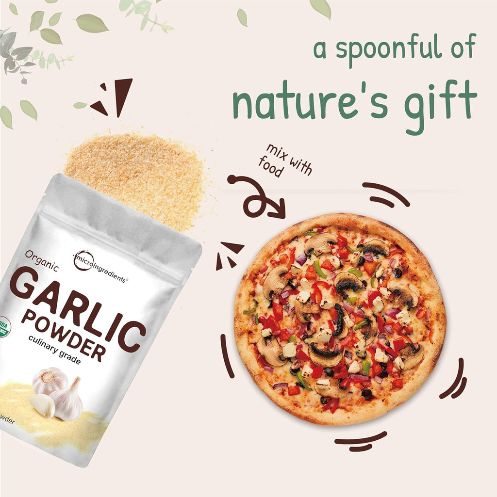 Organic Garlic Powder, 3lbs, Culinary Grade, Non-GMO B475