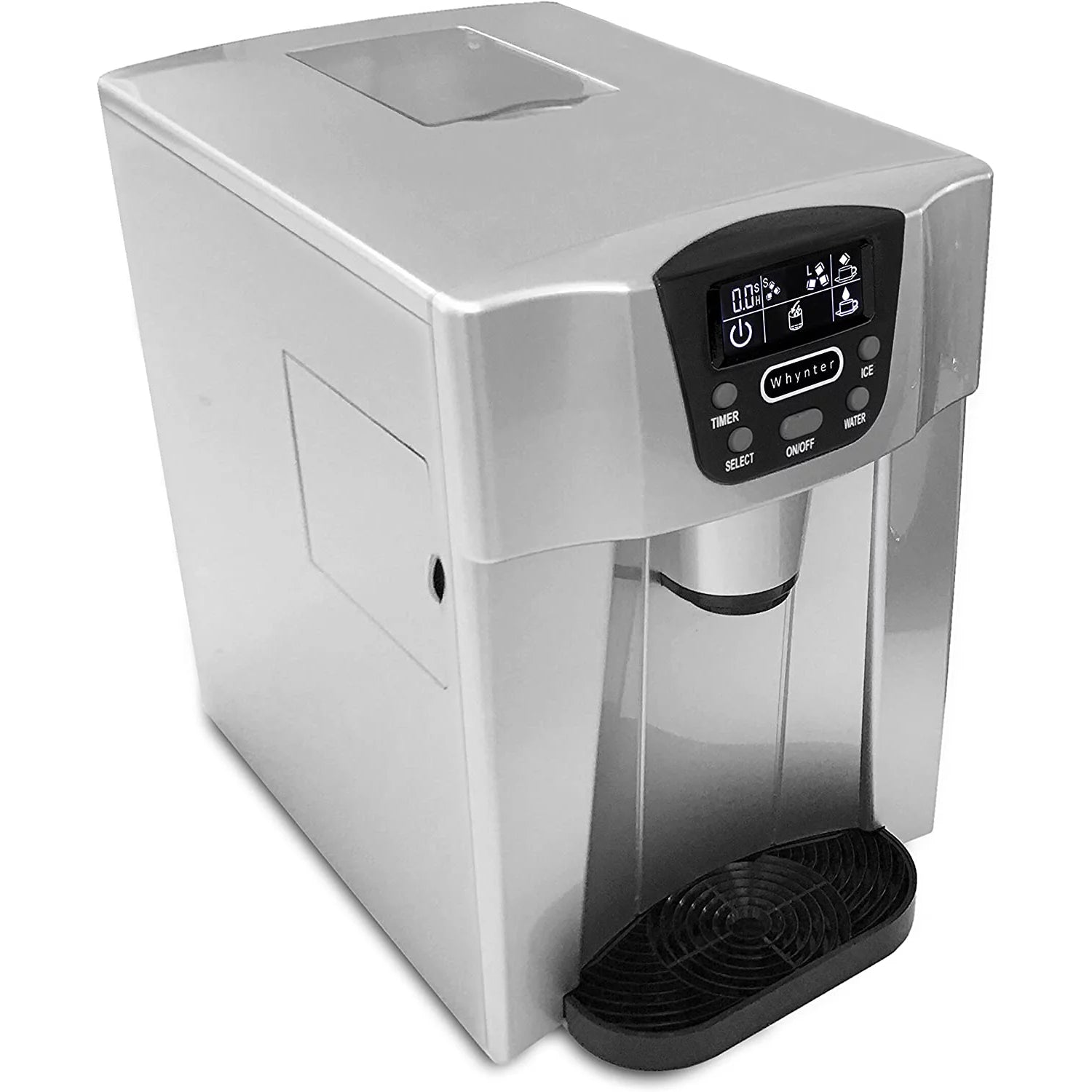 Countertop Ice Maker and Water Dispenser – Silver C913