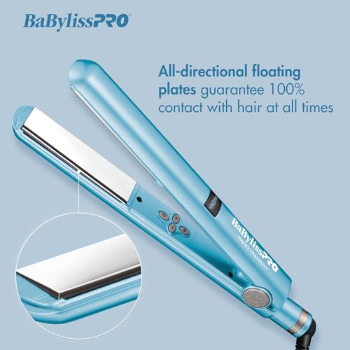 Nano Titanium Flat Iron Hair Straightener, 1" Digital for All Hair Types U7235