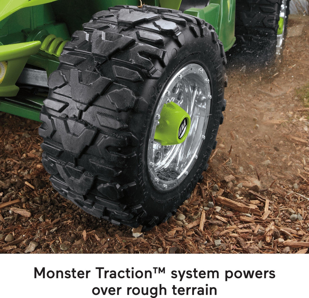 12V Battery-Powered Ride-On Vehicle with Storage Area, Green X41766