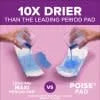 Incontinence Pads for Women, 6 Drop, Ultimate Absorbency, Long, 90 Ct K340020