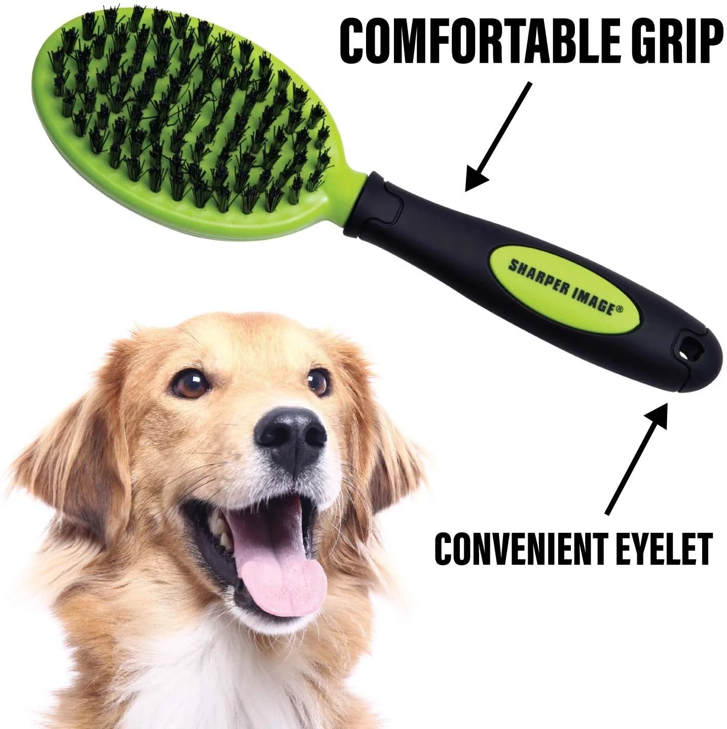 2-Sided Pet Grooming Brush for Long & Short Hair X34613