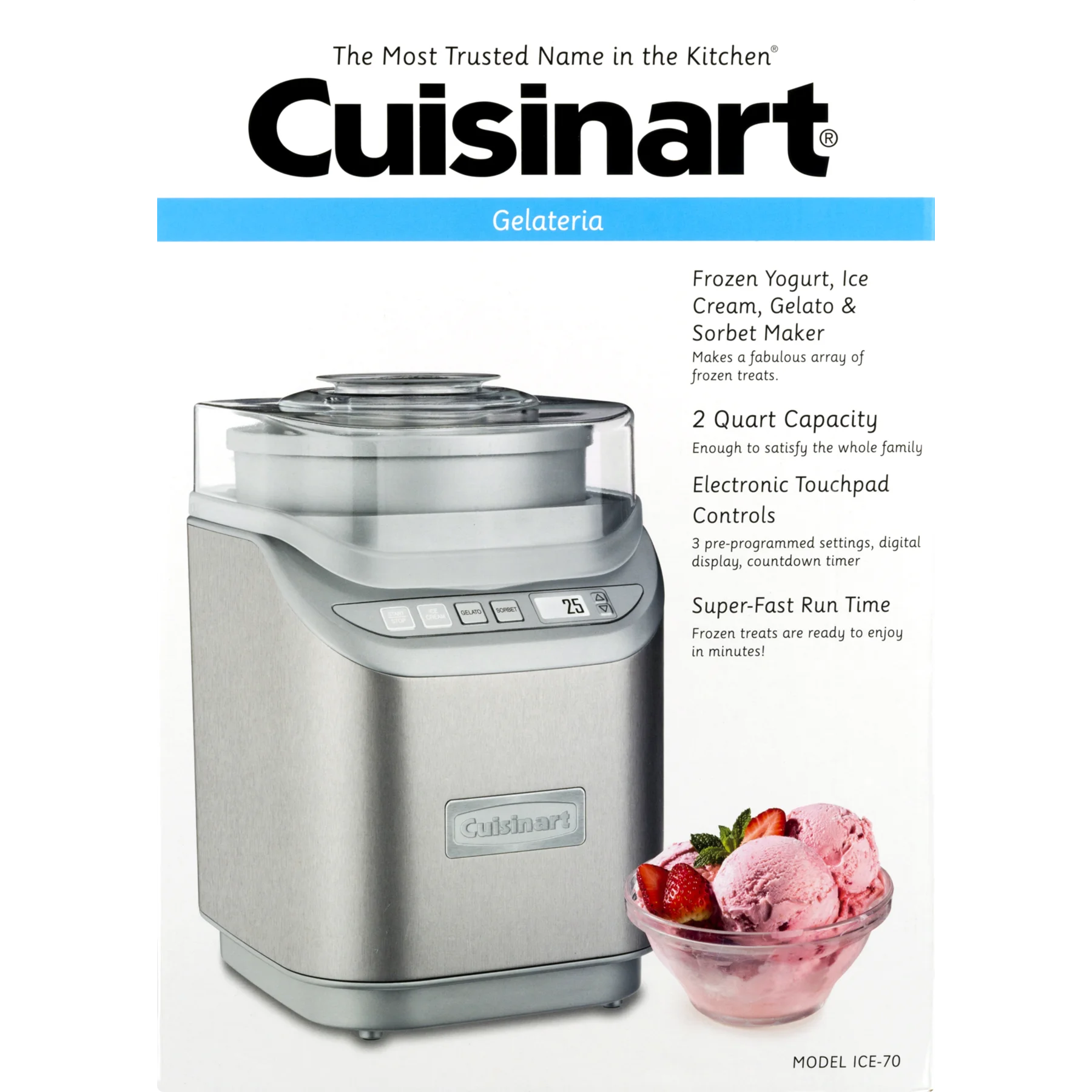 Ice Cream Maker, Silver M398860