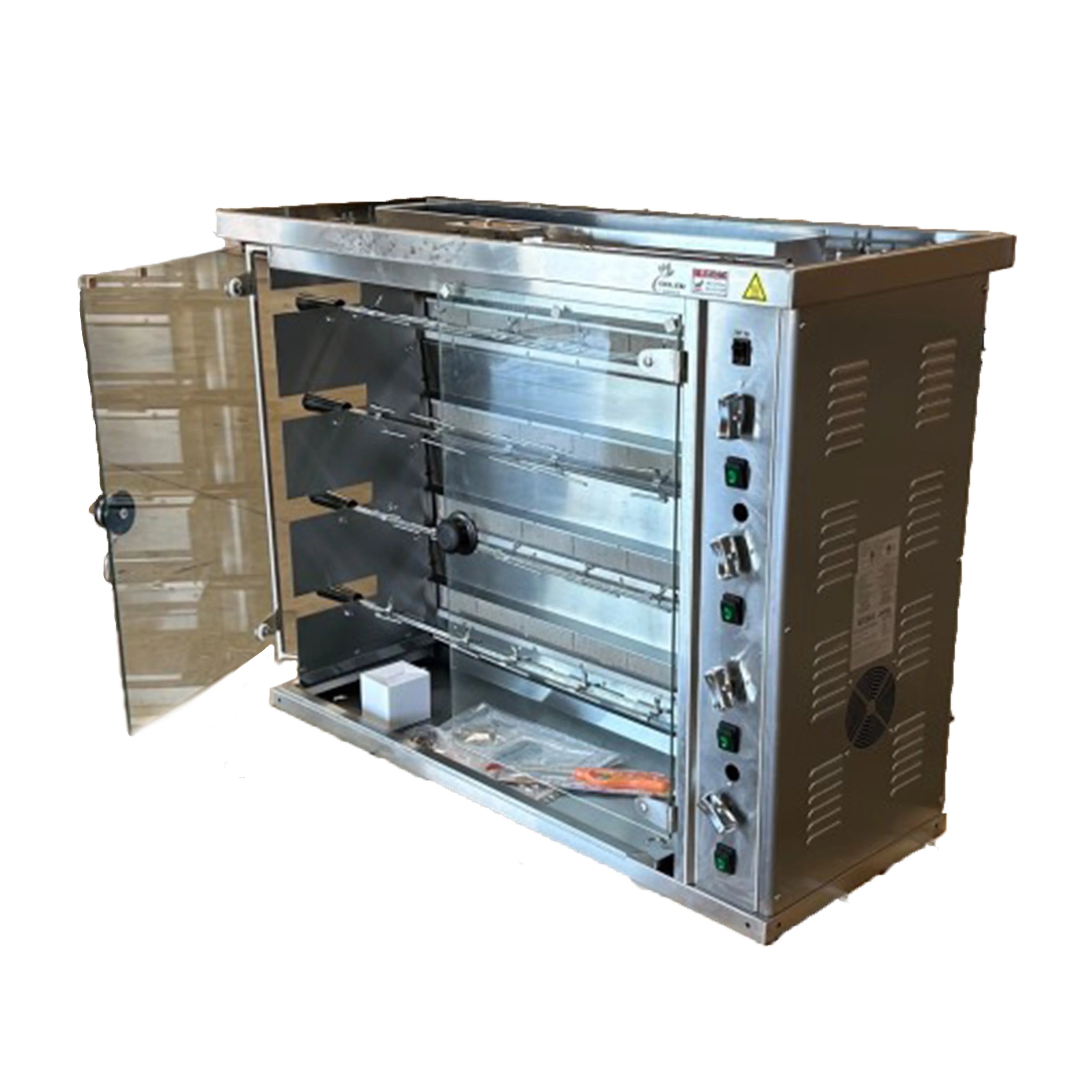 84,000BTU Natural Gas Rotisserie Grill with Auto Rotating Skewers C3322